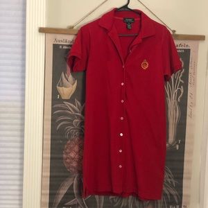 Ralph Lauren button up collared dress